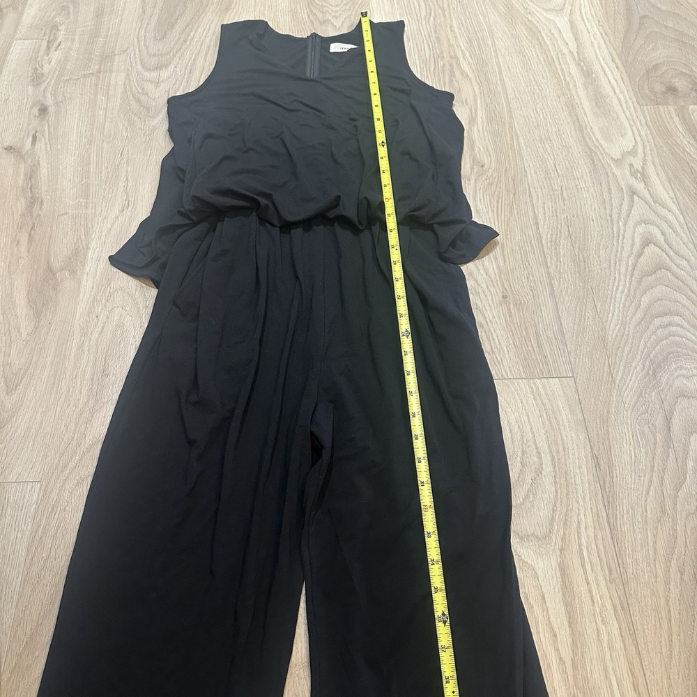 IENA Romper Jumpsuit Black Japanese Sz 40 US Size 8 Medium. Minimalist Quiet Lux - Picture 5 of 9